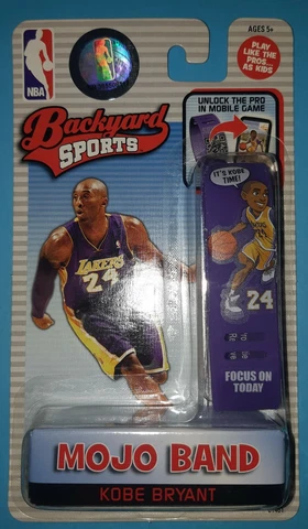 Backyard Sports NBA Mojo Bands Los Angeles Lakers KOBE BRYANT Armband Bracelet Cover
