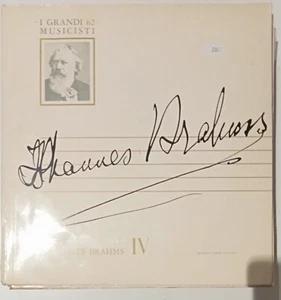 Johannes Brahms ‎– IV - Fratelli Fabbri Editori ‎– iGM-062 - Italy - Picture 1 of 3