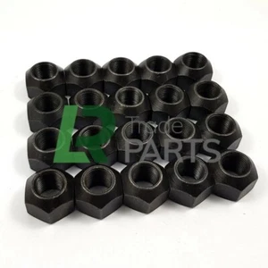 LAND ROVER DEFENDER & DISCOVERY 1 STEEL WHEEL NUT SET X20 BLACK NUTS - RRD500010 - Picture 1 of 6