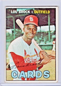 Lou Brock 1967 Topps #285 - Imagen 1 de 2