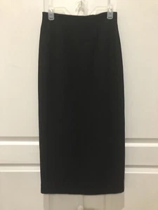 Jones New York Skirt Women's Size 8 Black Maxi Back Zip Lined Polyester - Picture 1 of 12