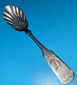 Sugar Spoon Brazil Silver-Stamped 5.5" Long Monogrammed "D" Vintage - Picture 1 of 8
