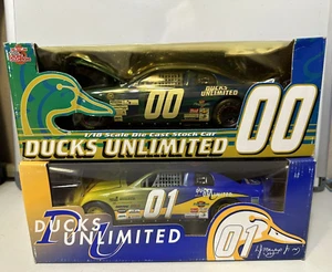 2000 & 2001 Racing Champions Ducks Unlimited Diecast Stock Car 1:18 Scale NASCAR - Picture 1 of 16