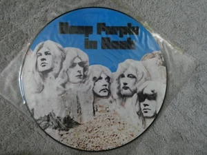 DEEP PURPLE - In Rock Picture Disc EMI EJ26 0343 0 IMPORT 1985 - Picture 1 of 2