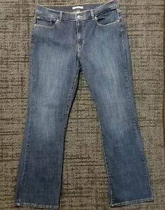 Levi's donna 14 stivaletto classico taglio elasticizzato blu jeans bootcut metà cowgirl - Foto 1 di 11