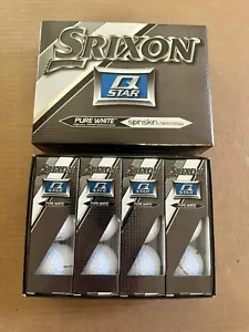 Srixon Q Star Golf Balls Pure White Spin Skin Technology 12 Balls New In Box - Picture 1 of 3