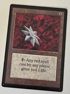 Magic the Gathering MTG Beta Iron Star NM- (Beta Bob) - Picture 1 of 2