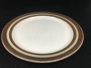 Karelia Arabia Finlandia 2174 Bandas Marrones Gres 1 Plato de Cena Fondo Gris - Imagen 1 de 3