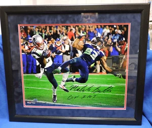 Malcolm Butler Super Bowl XLIX GW INT Signed 16x20 Photo Black Ink; Fanatics COA - Picture 1 of 18