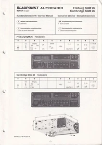 Service Manual-Anleitung für Blaupunkt Freiburg SQM 26,Cambridge SQM 26 - Picture 1 of 1