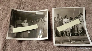 Instantánea original de WANDA HENDRIX 1953 con fotografía USMC San Diego California - Imagen 1 de 8