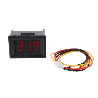 0.36" Mini Car LED Display Digital Voltmeter DC 0-100V Pressure Measurement - Image 1 of 4