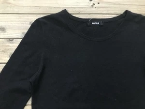 ZUCCA Shirt Size M Womens Black Top Issey Miyake (No Import Charge) - Picture 1 of 5