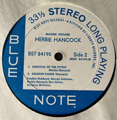 Herbie Hancock – Maiden Voyage LP [US Press, Stereo, VAN GELDER] BLUE NOTE Foto 1 de 4