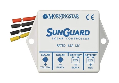 Morningstar Corporation 4,5A PWM Solarladeregler, 12 Volt, weiß/blau - Bild 1 von 4