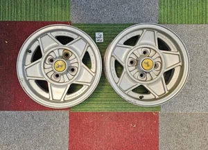 Chromodora-Italian Mag Wheel 14 Inch 6.5J-4 Hole 15 Only Set Of 2 Ferrari 308 Mo - Picture 1 of 10