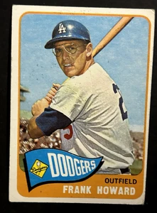 1965 Topps Frank Howard #340 Los Angeles Dodgers  VG SET BREAK - Picture 1 of 2