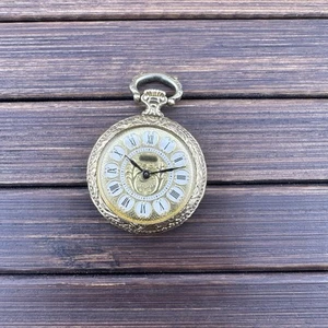 Pocket Watch Reconty Vintage 1940 Approximately Plated 25mm Working - Picture 1 of 9