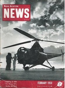 NAVAL AVIATION NEWS FEB 1950 PIONEER HELICOPTERS HO3S-1 XHJD-1 HRP-1 WW2 PBY - Bild 1 von 5