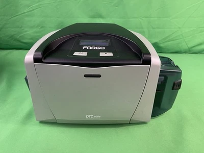 Fargo DTC400e Dual-Sided Thermal Color ID Card Printer *FOR PARTS | READ* - Image 1 of 4