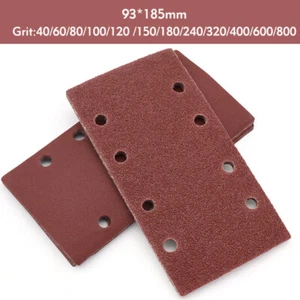 1/3 Sanders 93x185mm Hook and Loop Sanding Punched Sheets 40-800 Grit Sand Paper - Picture 1 of 5