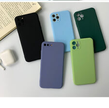 Case For iPhone 11 Pro Max 7 8Plus X XS Max XR Shockproof Liquid Silicone Cover