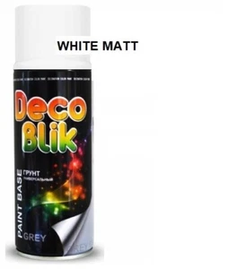 400 ml Allzweck weiß matt Sprühfarbe Aerosol für Holz Metall Kunststoff - Bild 1 von 1