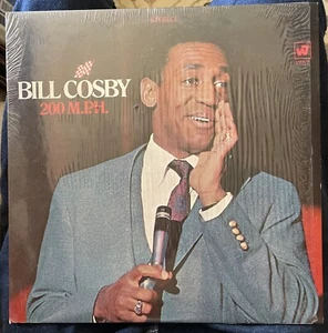 BILL COSBY 200 M.P.H. LP NM DISC & Jacket Still In Shrink! 33.3 RPM - Picture 1 of 6