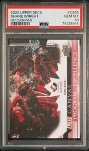 Shane Wright PSA 10 2022-23 UD Canvas Program of Excellence #C265 - Bild 1 von 2
