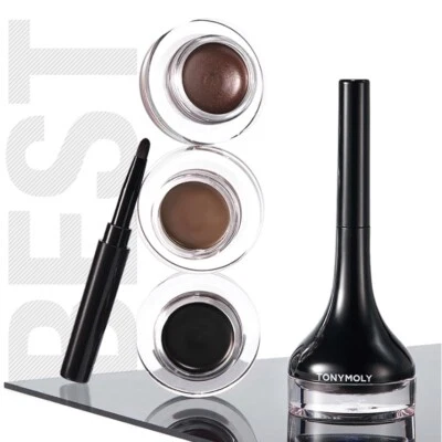 TONYMOLY Back Gel Eyeliner Long Brush 4g Long-Lasting Eyeliner Korean Makeup NEW - Image 1 of 4