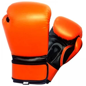 Kinder Boxhandschuhe, Boxhandschuhe für Kinder. Farbe Orange und Schwarz - Bild 1 von 3