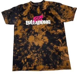 Billabong OOAK Bleach Dyed Logo Tee, Men’s Sz Med - Picture 1 of 9