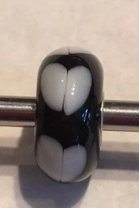 Authentische Trollbeads 61382 WEISSES HERZ Glasperlen Einzelhandel (35 $) - Bild 1 von 1