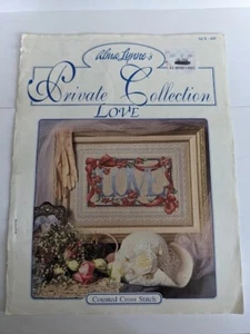 Gráfico de patrones de punto de cruz 1992 colección privada LOVE de Alma Lynne Designs - Imagen 1 de 2