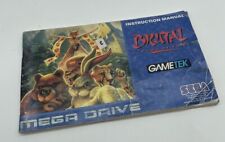 Brutal Paws of Fury Sega Mega Drive Instruction Manual Instructions Booklet