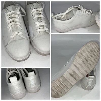 Zapatillas Hugo Boss Zero Tenn Gr A Talla 44 Cuero Blanco 50471315 YGI L3S-11 Foto 1 de 4