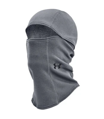 Under Armour UA Men's CGI ColdGear® Infrared Balaclava Hood Gray Face Mask - Image 1 of 3
