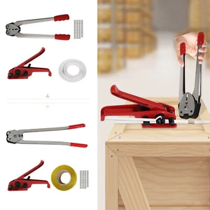 Banding Strapping Kit Packaging Strapping Tool Sealing Tool Work Efficiently Set - Picture 1 of 21