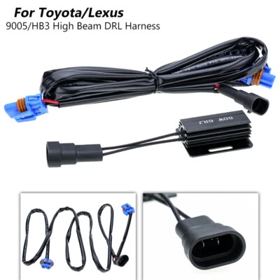 9005 HB3 High Beam DRL Harness for Lexus Toyota DRL Fix Harness Canbus Decoder - Image 1 of 4