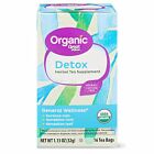 Great Value Organic Herbal Tea Supplement Detox 1.13 Oz 16 Tea Bags (Pack of 2) 