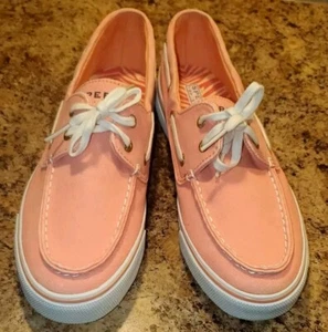 Sperrys Topsider Biscayne Coral Boat Shoes Womens Size 9M No Box - Picture 1 of 15
