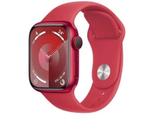 Apple Watch Series 9 GPS + Komórkowe aluminium 41mm (PRODUKT) CZERWONY MRY63QA/A S/M - Zdjęcie 1 z 17