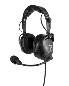 PilotUSA Carbono A1/H ANR Auriculares Helicóptero Versión Enchufe - ¡Los Auriculares más Ligeros! - Imagen 1 de 6