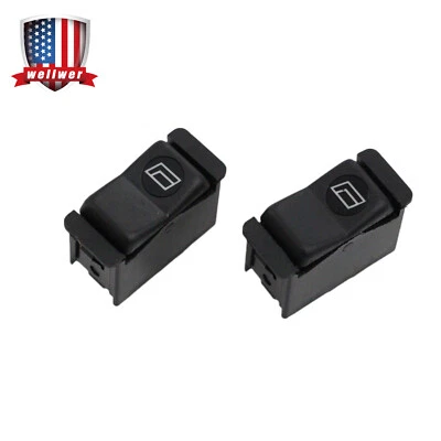 2x Piezas interruptor ventana eléctrica trasera para Mercedes Benz 1982-85 380SL 1986-89 560SL Foto 1 de 4