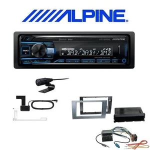 Alpine Autoradio DAB+ Bluetooth Einbauset für Seat Exeo anthrazit ohne Canbus - Bild 1 von 5
