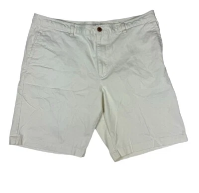 Tommy Bahama Chino Shorts White Flat Front Cotton Blend Men's 42 Nice. - Image 1 of 4