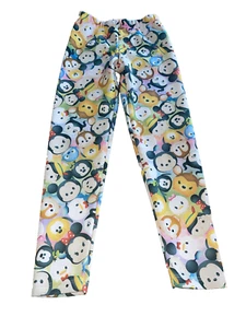 Girl's Disney's Tsum Tsum Mickey Mouse Colorful Leggings Pants Size Small - Picture 1 of 3
