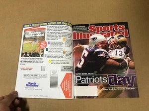Sports Illustrated Magazine "Super Bowl XXXVI Patriots' Day" - February 11, 2002 - Imagen 1 de 7