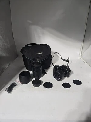 Canon EOS REBEL XS (Kiss) Film Camera SIGMA ZOOM 28-70mm & 70-300mm W Extras - Image 1 of 4