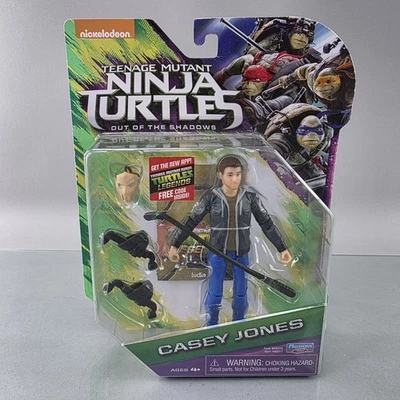 Figura de acción Casey Jones Playmates 2016 TMNT Out of the Shadows SIN MÁSCARA NUEVO Foto 1 de 4